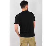 T-Shirt ALPHA INDUSTRIES "Block Logo T-Shirt", Damen, Gr. S, schwarz, Obermaterial: 100% Baumwolle, Shirts T-Shirt (86304760-S) schwarz