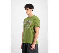 Alpha Industries - College Camo T-Shirt - Moss Green S