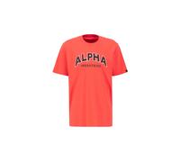 Alpha Industries College T-Shirt Größe M Rot