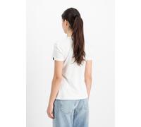 T-Shirt ALPHA INDUSTRIES "Alpha Industries Women - T-Shirts Crystal T Wmn" Gr. L, weiß (white) Damen Shirts (85360452-L) white