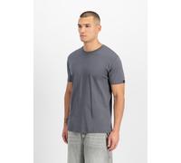 T-Shirt ALPHA INDUSTRIES "DTM Alpha T-Shirt", Jungen, Gr. XXL, grau (grauschwarz), Obermaterial: 100% Baumwolle, Shirts T-Shirt (33627034-XXL) grauschwarz