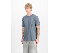 Alpha Industries Label Backprint T-Shirt Größe S Blau