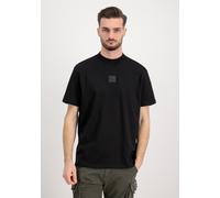 T-Shirt ALPHA INDUSTRIES "Label T-Shirt HC", Jungen, Gr. 3XL, schwarz, Obermaterial: 100% Baumwolle, Shirts T-Shirt (91185703-XXXL) schwarz