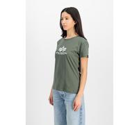 Alpha Industries - New Basic T-Shirt für Damen - Dark Olive XS