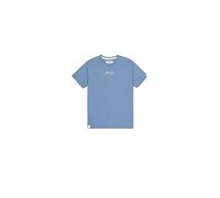 Alpha Industries T-Shirt mit Label-Stitching in Petrol, Größe S