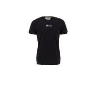 T-Shirt ALPHA INDUSTRIES "Organics EMB T-Shirt", Herren, Gr. S, schwarz (organic schwarz), Obermaterial: 100% Baumwolle, Shirts T-Shirt (64223927-S) organic schwarz