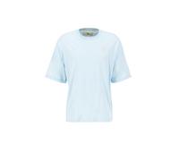 T-Shirt ALPHA INDUSTRIES "Organics OS Roll-Up T-Shirt", Herren, Gr. S, blau (organic sky blau), Obermaterial: 100% Baumwolle, Shirts T-Shirt (57916149-S)
