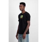 Alpha Industries Herren T-Shirt Satin Logo black L
