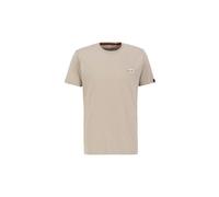 Alpha Industries Signature Puff Print Backprint T-Shirt Größe 2XL Beige