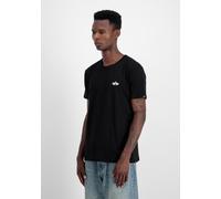 Alpha Industries Signature Puff Print Backprint T-Shirt Größe S Schwarz
