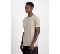 Alpha Industries Signature Puff Print Backprint T-Shirt Größe XL Beige