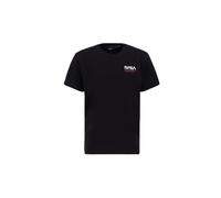 T-Shirt ALPHA INDUSTRIES "Skylab NASA T-Shirt", Damen, Gr. XS, rot (schwarz, magenta), Obermaterial: 100% Baumwolle, Shirts T-Shirt (34473712-XS)