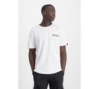 Alpha Industries - Skylab NASA T T-Shirt für Männer - Größe XS - Weiß/Blau