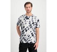 T-Shirt ALPHA INDUSTRIES "Tie Dye T-Shirt", Herren, Gr. S, schwarz, Obermaterial: 100% Baumwolle, Shirts T-Shirt (69546840-S)