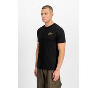Alpha Industries - Tonal Logo Print T-Shirt - Black 3XL