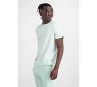 T-Shirt ALPHA INDUSTRIES "Unisex EMB T-Shirt", Damen, Gr. XS, grün (mint), Obermaterial: 100% Baumwolle, Shirts T-Shirt (61509215-XS) mint