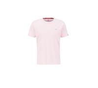T-Shirt ALPHA INDUSTRIES "Unisex EMB T-Shirt", Damen, Gr. XS, pink (pastel pink), Obermaterial: 100% Baumwolle, Shirts T-Shirt (48752201-XS) pastel pink