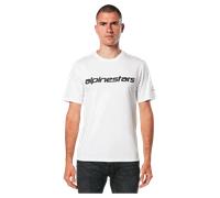 Alpinestars Linear Wordmark 2.0 CSF T-Shirt weiß-rot-schwarz S