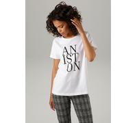 Aniston Shirt in Weiß - 69% | Größe 38 | Damen Tops