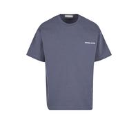 T-Shirt ANOTHER COTTON LAB "Another Cotton Lab Always Late T-Shirt", Damen, Gr. M, blau, 100% Baumwolle, bedruckt, normal, Rundhals, Shirts T-Shirt (56274245-M) blau