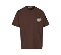 T-Shirt ANOTHER COTTON LAB "Another Cotton Lab Coffee Club T-Shirt", Damen, Gr. M, braun, 100% Baumwolle, bedruckt, normal, Rundhals, Shirts T-Shirt (91533035-M) braun