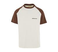 T-Shirt ANOTHER COTTON LAB "Another Cotton Lab Coffee Date Oversized Raglan Tshirt", Damen, Gr. S, braun (weiß), 100% Baumwolle, bedruckt, loose fit, Rundhals, Shirts T-Shirt (63779020-S) weiß