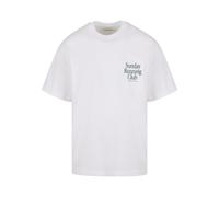 T-Shirt ANOTHER COTTON LAB "Another Cotton Lab", Damen, Gr. XS, weiß, 100% Baumwolle, bedruckt, oversize, Rundhals, Shirts T-Shirt (46551830-XS) weiß