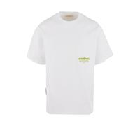 T-Shirt ANOTHER COTTON LAB "Another Cotton Lab El Paraiso Oversized Tshirt", Damen, Gr. XXL, weiß, 100% Baumwolle, bedruckt, loose fit, Rundhals, Shirts T-Shirt (16857821-XXL) weiß