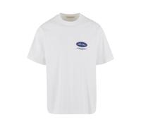 T-Shirt ANOTHER COTTON LAB "Another Cotton Lab Summer in Paradise Oversized Tshirt", Damen, Gr. XS, weiß, 100% Baumwolle, bedruckt, loose fit, Rundhals, Shirts T-Shirt (81966368-XS) weiß