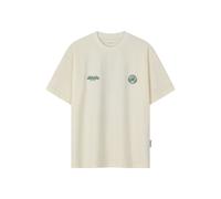 T-Shirt ANOTHER COTTON LAB "Another Cotton Lab Sunday Miles T-Shirt", Herren, Gr. XS, beige (sanftes weiß), 100% Baumwolle, bedruckt, oversize, Rundhals, Shirts T-Shirt (62820038-XS) sanftes weiß