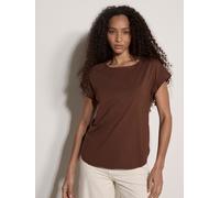 T-Shirt APRICOT "Jersey-T-Shirt", Damen, Gr. M (38), braun, Strick, Obermaterial: 57% Baumwolle CO. 38% Modal CMD. 5% Elasthan EL., uni, normal hüftlang, Tops T-Shirt (87269632-38) braun
