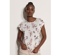 T-Shirt APRICOT "Slub-T-Shirt", Damen, Gr. XL (42), rot (koralle), gewebt, Obermaterial: 100% Polyester PES., gemustert, Lang, Tops T-Shirt (57713006-42) koralle