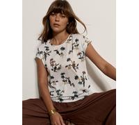 T-Shirt APRICOT "Slub-T-Shirt", Damen, Gr. XXL (44), grün, gewebt, Obermaterial: 100% Polyester PES., gemustert, Lang, Tops T-Shirt (92645520-44) grün