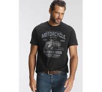 T-Shirt ARIZONA, Herren, Gr. M (48/50), schwarz, Single Jersey, Obermaterial: 100% Baumwolle, bedruckt, normal, Rundhals, Shirts T-Shirt, Kurzarm, lässige Passform, bedruckt, Rundhals, casual (3948185