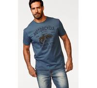 T-Shirt ARIZONA, Herren, Gr. XL (56/58), blau, Single Jersey, Obermaterial: 100% Baumwolle, bedruckt, normal, Rundhals, Shirts T-Shirt, Kurzarm, lässige Passform, bedruckt, Rundhals, casual (131370-XL