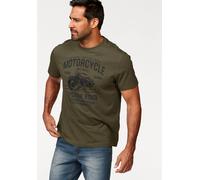 T-Shirt ARIZONA, Herren, Gr. XXL (60/62), grün (olivgrün), Single Jersey, Obermaterial: 100% Baumwolle, bedruckt, normal, Rundhals, Shirts T-Shirt, Kurzarm, lässige Passform, bedruckt, Rundhals, casua