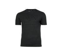 A|X ARMANI EXCHANGE Herren T-Shirt - Rundhals, Kurzarm, Logoprint, Baumwolle M Grau