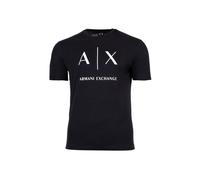 Armani Exchange Herren Slim-Fit-T-Shirt Mit Großem Logo-Grafik, Deep Night, XXL