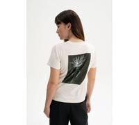 T-Shirt Artist Edition Kaja | von MELA | Fairtrade & GOTS zertifiziert CREAM MELANGE / BOTANICAL PRINT GRÜN XL