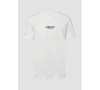 T-Shirt aus Baumwolle mit Logo-Print XXL weiß 2166827.01D1.XXL