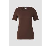 T-Shirt aus Interlockjersey im Slim Fit 40 braun 2166347.8828.40