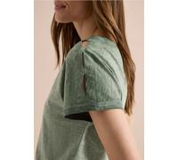 Damen T-Shirt aus Jersey im Garment Dye Look