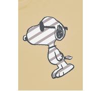 T-Shirt aus reiner Baumwolle mit Snoopy-Motiv beige - Gr. - one size