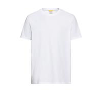 Camel Active T-Shirt Herren Kurzarm aus reiner Baumwolle Weiß Rundhals XXL