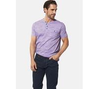 BABISTA Regular Fit T-Shirt Knopfleiste violett, Melange