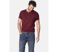 T-Shirt BABISTA "T-Shirt NICOSTILO", Herren, Gr. XL, rot (dunkelrot), Obermaterial: 100% Baumwolle CO., casual, regular fit normal, Serafino, Kurzarm, Shirts (87853166-XL) dunkelrot