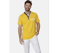 T-Shirt BABISTA "T-Shirt ROMOLINO", Damen, Gr. 54, gelb, Obermaterial: 100% Baumwolle CO., regular fit normal, Serafino, Shirts T-Shirt, mit eleganten Zierknöpfen (12285220-54) gelb