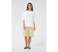 T-shirt Baggy fit Vigdis print - bright White M