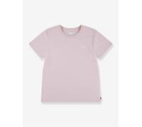 T-Shirt LEVI'S KIDS "LVG BATWING CHEST HIT TEE", Mädchen, Gr. 4 (104), rosa (crystal rose), Jersey, Obermaterial: 100% Baumwolle, unifarben, Basic schmal hüftlang, Rundhals, abgesteppte Kante, Shirts