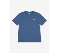 T-Shirt LEVI'S KIDS "LVB BATWING CHEST HIT", Jungen, Gr. 6 (116), blau (moonlight blau), Single Jersey, Obermaterial: 100% Baumwolle, Basic schmal hüftlang, Rundhals, abgesteppte Kante, Shirts T-Shirt